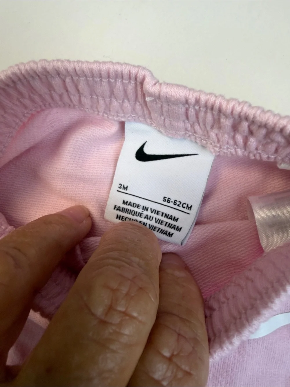 Baby girl Nike Navy and‎ Pink Baby Logo Set
